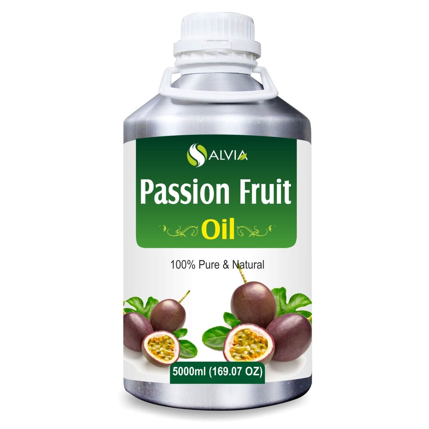 Salvia Natural Carrier Oils 5000ml Passion Fruit (Passiflora edulis) Oil 100% Pure Carrier Oil Antioxidant Content, Anti-Aging, Firms Skin, Face Moisturizer, Anti-Aging Properties, Rejuvenates Skin Salvia Natural Carrier Oils 5000ml Passion Fruit (Passiflora edulis) Oil 100% Pure Carrier Oil Antioxidant Content, Anti-Aging, Firms Skin, Face Moisturizer, Anti-Aging Properties, Rejuvenates Skin